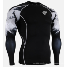 MMA Golf Base Layer Vêtements Compression de la peau Running Tight Shirts (SRC62)